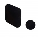 Musiclily Pickguard Backplate and Switch Cover Set for Gibson Les Paul,Black 3ply
