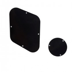 Musiclily Pickguard Backplate and Switch Cover Set for Gibson Les Paul,Black 3ply