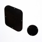 Musiclily Pickguard Backplate and Switch Cover Set for Gibson Les Paul,Black 1ply
