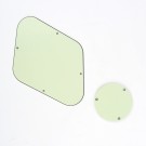 Musiclily Pickguard Backplate and Switch Cover Set for Gibson Les Paul,Mint Green 3ply
