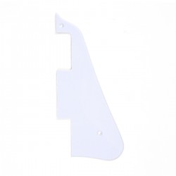 Musiclily Guitar Pickguard for Epiphone Les Paul Modern Style,White 1ply