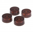 Musiclily Metric Size Plastic Speed Control Knobs for LP Style, Amber