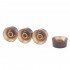 Musiclily Metric Size Plastic Speed Control Knobs for LP Style, Amber