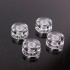Musiclily Metric Size Plastic Speed Control Knobs for LP Style, Transparent with Black Number
