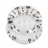 Musiclily Metric Size Plastic Speed Control Knobs for LP Style, Transparent with Black Number