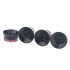 Musiclily Metric Size Plastic Speed Control Knobs for LP Style, Red Skull Black Body
