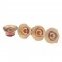 Musiclily Metric Size Speed Control Bell Guitar Knobs, Amber