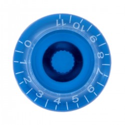 Musiclily Metric Size Speed Control Bell Guitar Knobs, Blue