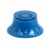 Musiclily Metric Size Speed Control Bell Guitar Knobs, Blue