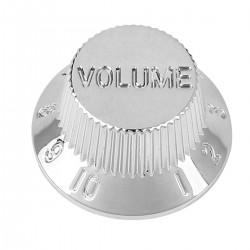 Musiclily Metric Size ST Style Guitar Volume Knob, Chrome