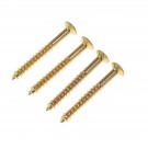 Musiclily 5*45MM Guitar Neck Plate Mounting Screw, Gold