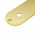 Musiclily 32MM Width Control Plate for Tele Style Guitar, Gold