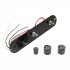 Musiclily 32MM Width Pre-wired Loaded Switch Control Plate for Tele Style Guitar, Black