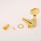 Musiclily Guitar Sealed Tuner Tuning Key Machine Head  Left Hand, Big Button Gold