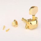 Musiclily Guitar Semi Sealed Tuner Tuning Key Machine Head Left Hand, Gold