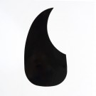 Musiclily Left Handed Oversize Teardrop Acoustic Guitar Self-adhesive Pickguard for Martin D28 Style guitar, Black