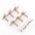 Musiclily 3 Per Side Short Acoustic Guitar Machine Head Set, Nickel