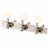 Musiclily 3 Per Side Short Acoustic Guitar Machine Head Set, Nickel