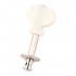 Musiclily 18MM Button 4-Strings Ukulele Machine Heads Tuners Tuning Keys,Chrome with White Knob