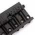 Musiclily 4-Strings Bass Bridge for PB JB Style,Black