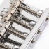 Musiclily 4-Strings Bass Bridge for PB JB Style,Chrome
