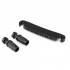 Muscilily 12-Strings Stop Tailpieces Bridge for LP Style Guitar,Black