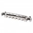 Musiclily 6-Strings Stud Mount Adjustable Bridge for LP Style Guitar,Chrome