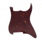 Musiclily 4 holes outline guitar pickguard for Strat,3ply Tortoise Shell