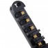 Musiclily Roller Tune-o-matic Bridge Locking Saddle for Les Paul Style Electric Guitar,Black