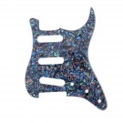 Musiclily SSS Strat Pickguard for Fender US/Mexico Made Standard Stratocaster Modern Style,4Ply Abalone Pearl