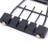 Musiclily 4-Strings Bass Trapeze Tailpiece, Black