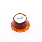 Musiclily Metric Size Plastic Speed Tone Control Knobs for Gibson Style, Amber
