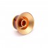 Musiclily Metric Size Plastic Speed Volume Control Knobs for Gibson Style, Amber
