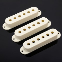Musiclily 52MM Single Coil Pickup Cover,Light Cream
