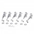 Musiclily Pro 6-in-line Guitar Sealed Locking Tuners Machine Head Set, Chrome