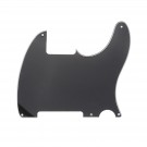 Musiclily 5 holes guitar pickguard for Tele Esquire, 3ply Glossy Black