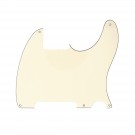 Musiclily 5 holes guitar pickguard for Tele Esquire, 3ply Cream