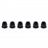 Musiclily Pro 9mm Guitar Tuner Bushings for Electric Guitar Vintage Tuning Pegs Machine Heads, Black (Set of 6)