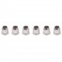 Musiclily Pro 9mm Guitar Tuner Bushings for Electric Guitar Vintage Tuning Pegs Machine Heads, Chrome (Set of 6)