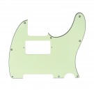 Musiclily 8 Holes Tele Pickguard for US/Mexico Made Fender Standard Telecaster Humbucker Style, 3ply Mint
