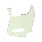 Musiclily 10 Holes J Bass pickguard for US/Mexico Made Standard Jazz Bass, 3ply Ivory
