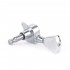 Musiclily Pro 3+3 Sealed Guitar Tuners Tuning Pegs Keys Machine Heads Set for LP Style Electric Guitar, Tulip Button Chrome