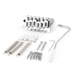Musiclily pro 54MM modern tremolo bridge set for strat style electric guitar, chrome