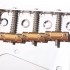 Musiclily pro 54MM vintage 3 brass saddles bridge for tele style guitar, chrome