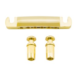 Musiclily Pro 52.5mm TOM Tune-o-matic Tailpiece for China made Epiphone Les Paul Guitar Replacement, Gold