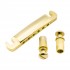 Musiclily Pro 52.5mm TOM Tune-o-matic Tailpiece for China made Epiphone Les Paul Guitar Replacement, Gold