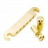 Musiclily Pro 52.5mm TOM Tune-o-matic Tailpiece for China made Epiphone Les Paul Guitar Replacement, Gold