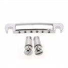 Musiclily Pro 52.5mm TOM Tune-o-matic Tailpiece for China made Epiphone Les Paul Guitar Replacement, Nickel