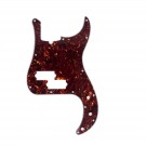 Musiclily pro 13-Hole Modern Style Bass Pickguards for Precision Bass, 4ply Tortoise Shell
