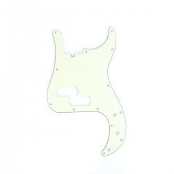 Musiclily pro 13-Hole Modern Style Bass Pickguards for Precision Bass, 3ply Mint